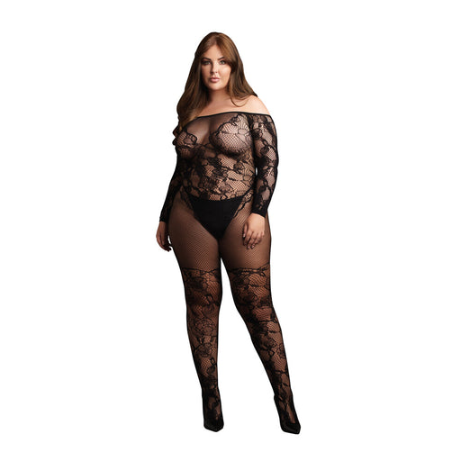 Le Desir Bodystocking With Off Shoulder Long Sleeves - AEX Toys