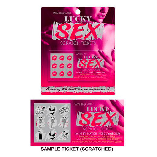 Lucky Sex Scratch Tickets - AEX Toys