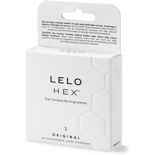 Lelo Hex Original Condoms 3 Pack - AEX Toys