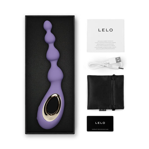 Lelo Soraya Anal Beads Massager Violet Dusk - AEX Toys