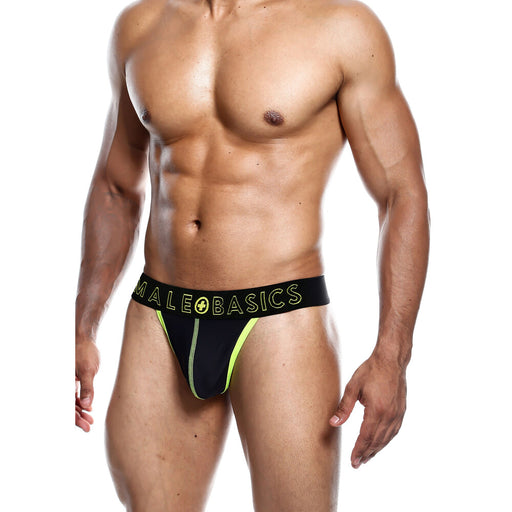 Male Basics Neon Thong Yellow - AEX Toys