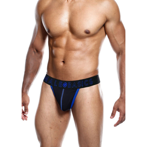 Male Basics Neon Thong Blue - AEX Toys