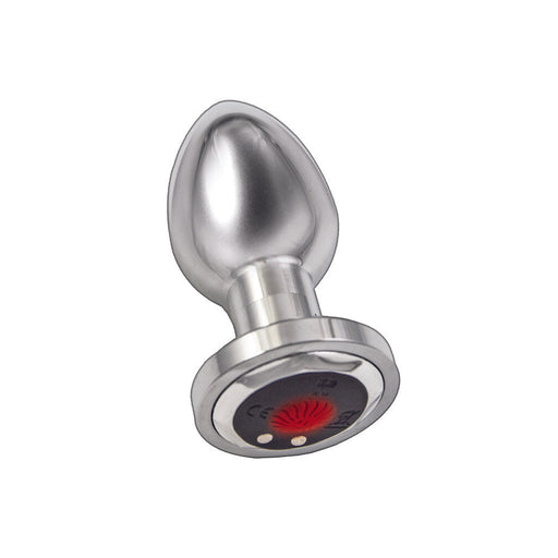 Ass Sation Remote Vibrating Butt Plug Silver - AEX Toys
