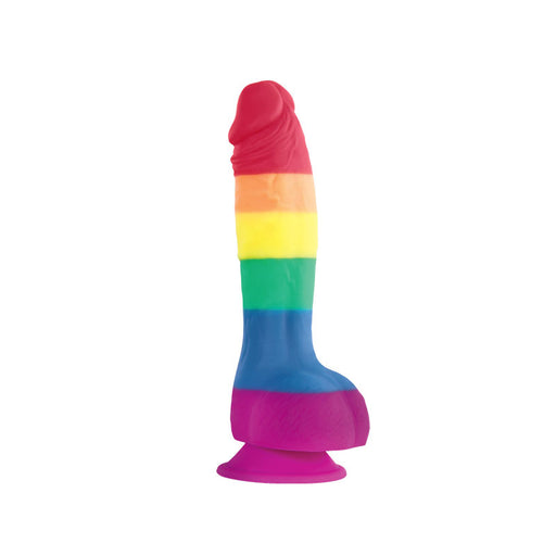 Colours Pride Edition 6 Inch Realistic Silicone Dildo With Balls - AEX Toys