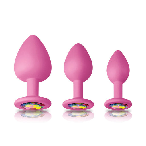 Glams Pink Spades Anal Trainer Kit - AEX Toys
