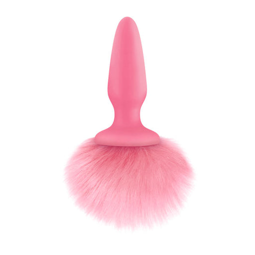 Pink Bunny Tail Butt Plug - AEX Toys