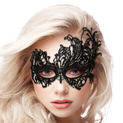 Ouch Royal Black Lace Mask - AEX Toys