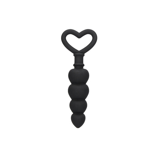 Ouch Silicone Anal Love Beads Black - AEX Toys