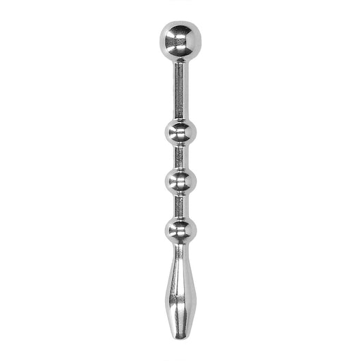 Ouch Urethral Sounding Stainless Steel Plug With Balls - AEX Toys