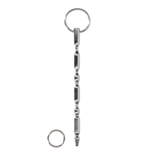 Ouch Urethral Sounding Steel Dilator With Ring - AEX Toys