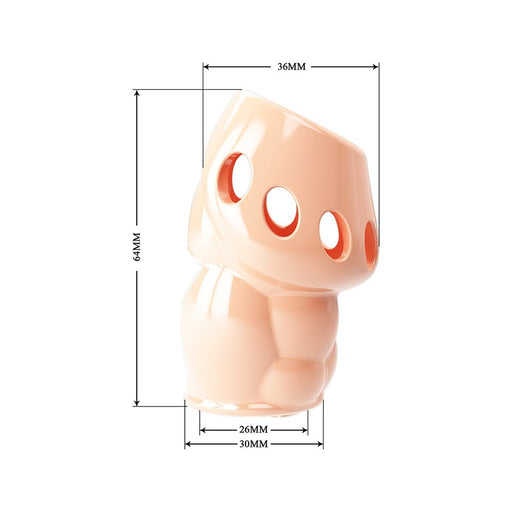 Oscar Penis Sleeve Flesh Pink - AEX Toys