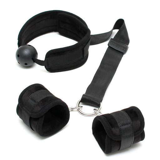 Breathable Mouth Gag With Cuffs - AEX Toys