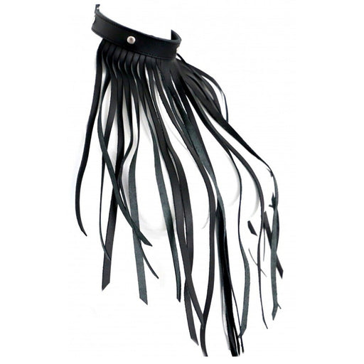 Leather Fringe Necklace Collar - AEX Toys