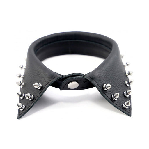 Leather Shirt Collar With Pointed Studs - AEX Toys