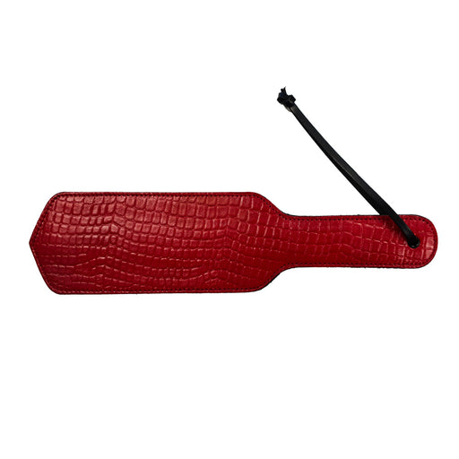 Rouge Garments Leather Croc Print Paddle - AEX Toys