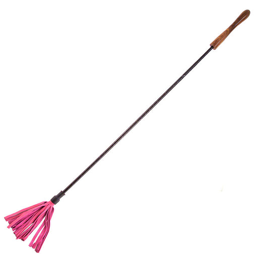 Rouge Garments Riding Crop With Wooden Handle Pink - AEX Toys
