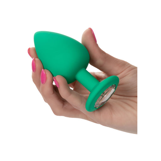 Cheeky Gems Butt Plugs 3 Piece Set Green - AEX Toys