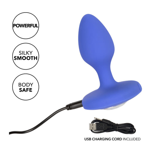 Cheeky Gems Medium Rechargeable Vibrating Butt Plug - AEX Toys