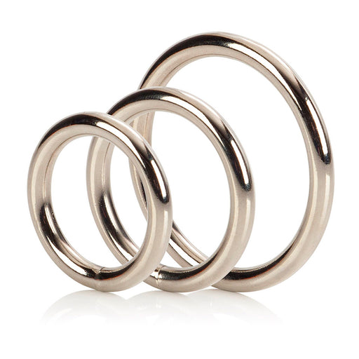 3 Piece Silver Ring Set - AEX Toys