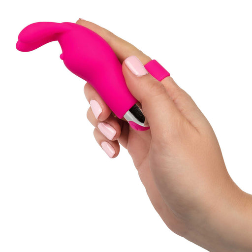 Intimate Play Pink Rechargeable Bunny Finger Vibrator - AEX Toys