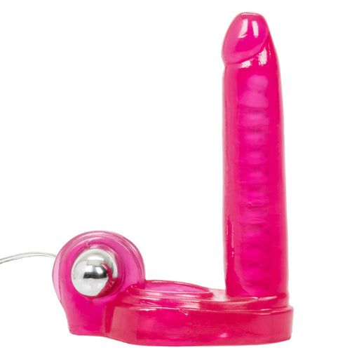 Ultimate Triple Stimulator Vibrating Cock Ring With Dong - AEX Toys