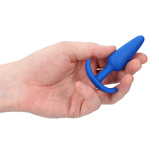 Beginners Size Slim Butt Plug Blue - AEX Toys