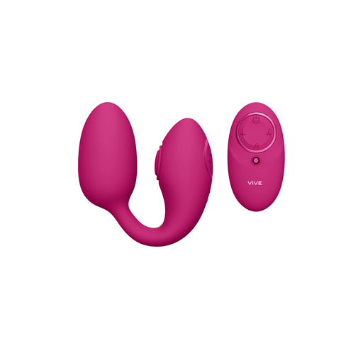 Vive Aika Pulse Wave And Vibrating Love Egg Pink - AEX Toys