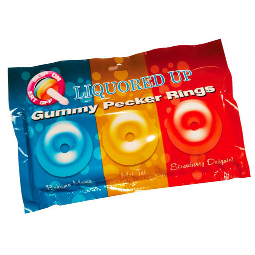 Liquored Up Gummy Pecker Cock Rings - AEX Toys