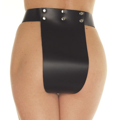 Leather Chastity Brief - AEX Toys